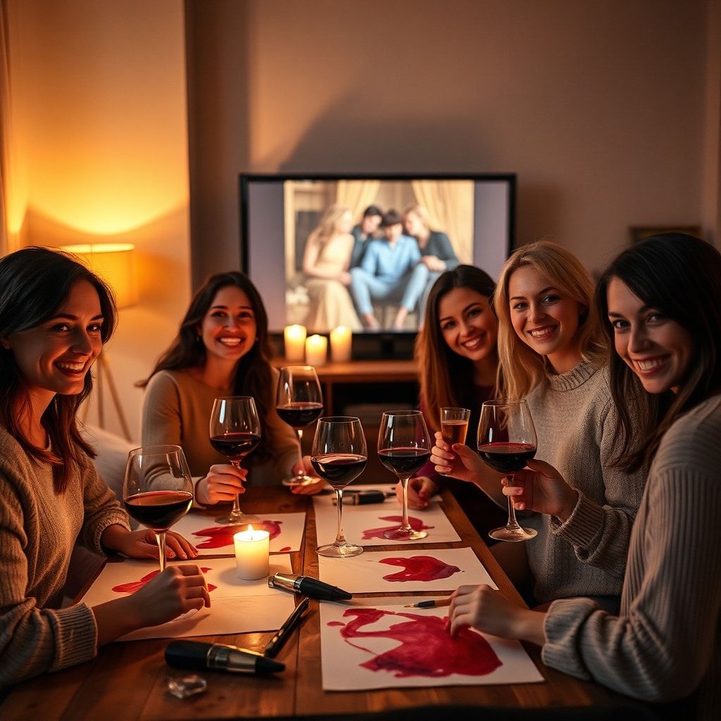 Рисование вином в арт-студии "Кисточки" в Воронеже: уникальные мастер-классы и творческие вечера